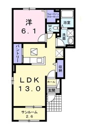 ラ・ルミエール　Ａの物件間取画像